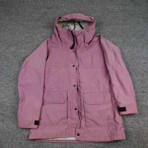 Vintage REI Goretex Parka Jacket Womens Medium Pink Hooded Waterproof USA Made
